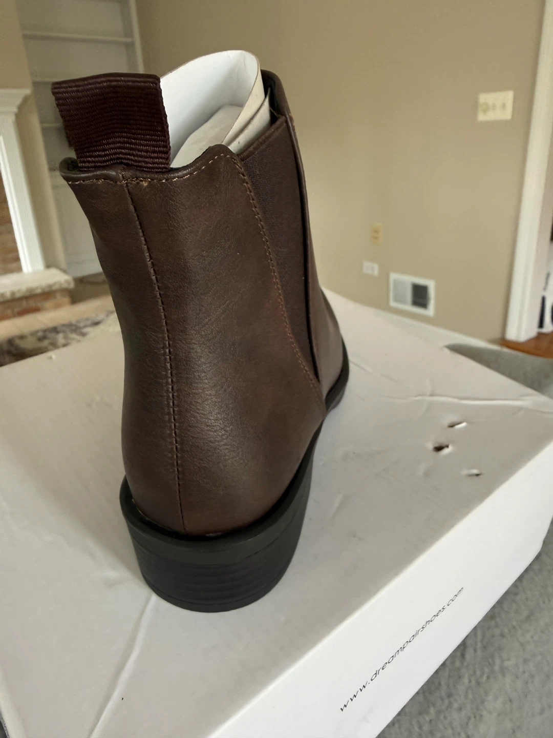 Faux Leather Chelsea Boots - photo 4