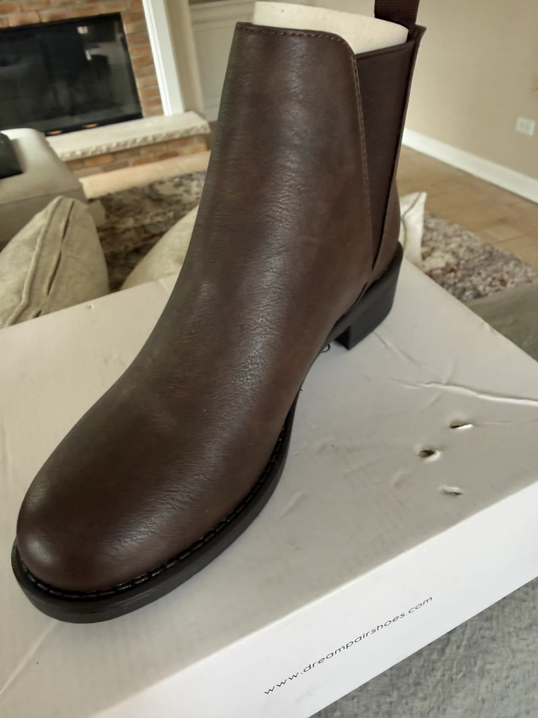Faux Leather Chelsea Boots - photo 3