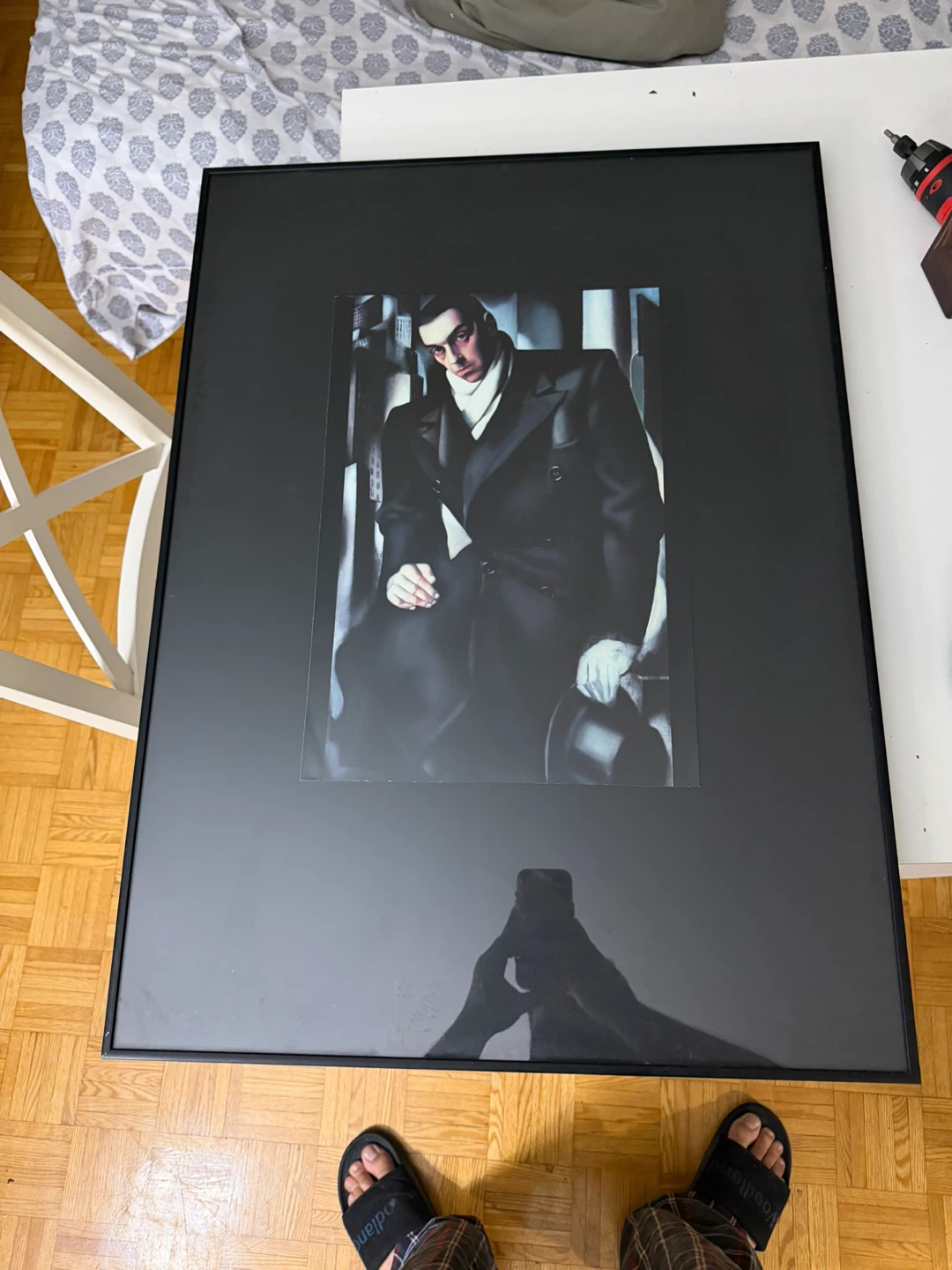 Framed Art Print Portrait d'Homme Inachevé