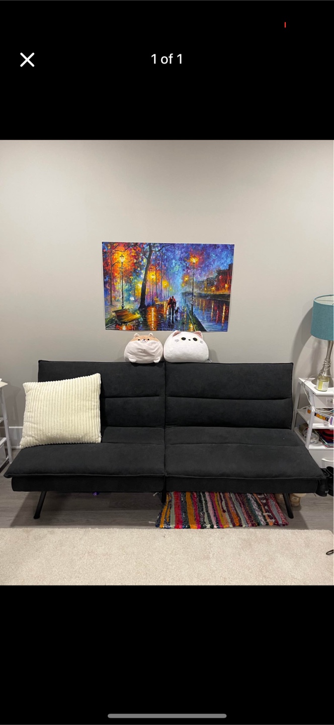 Black Futon Sofa
