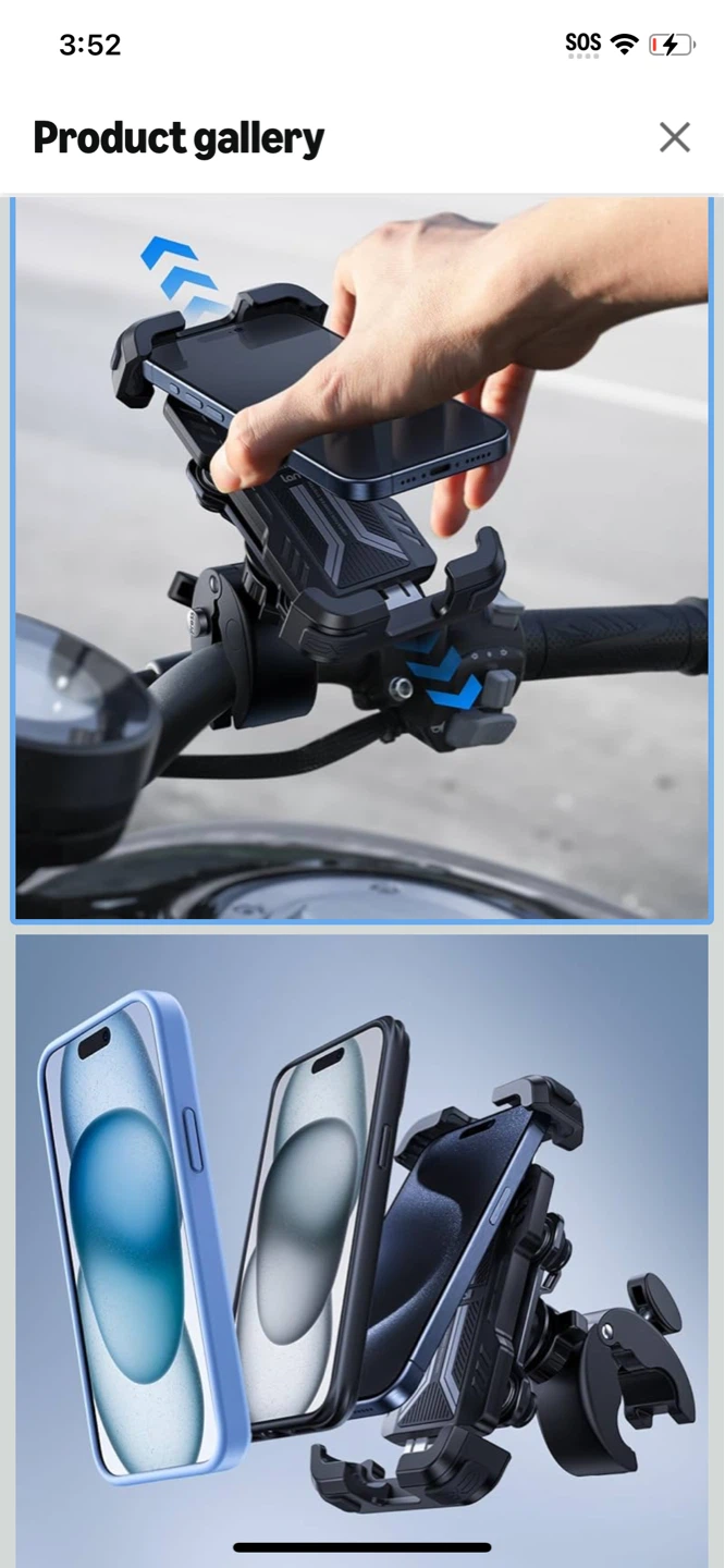 New-Lamicall Motorcycle Phone Mount