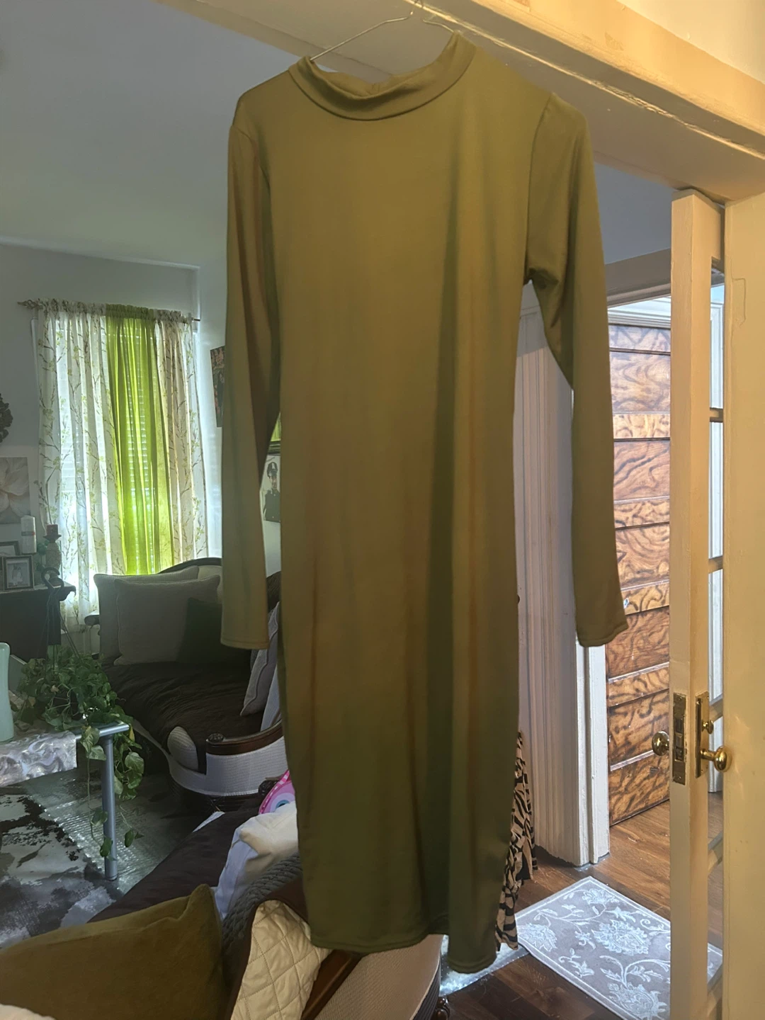 Women's Long Sleeve Cutout Back Dress - photo 2