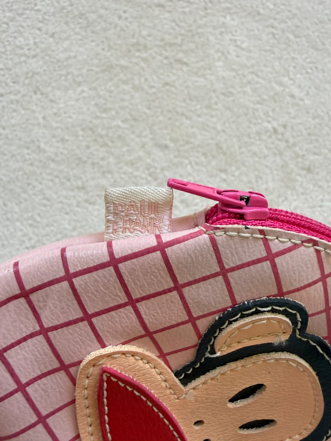 Paul Frank Pink Grid coin purse 👛 - photo 3