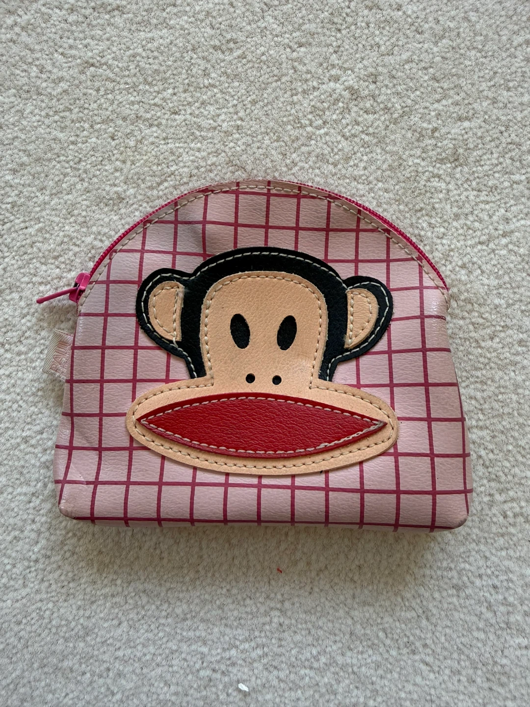 Paul Frank Pink Grid coin purse 👛