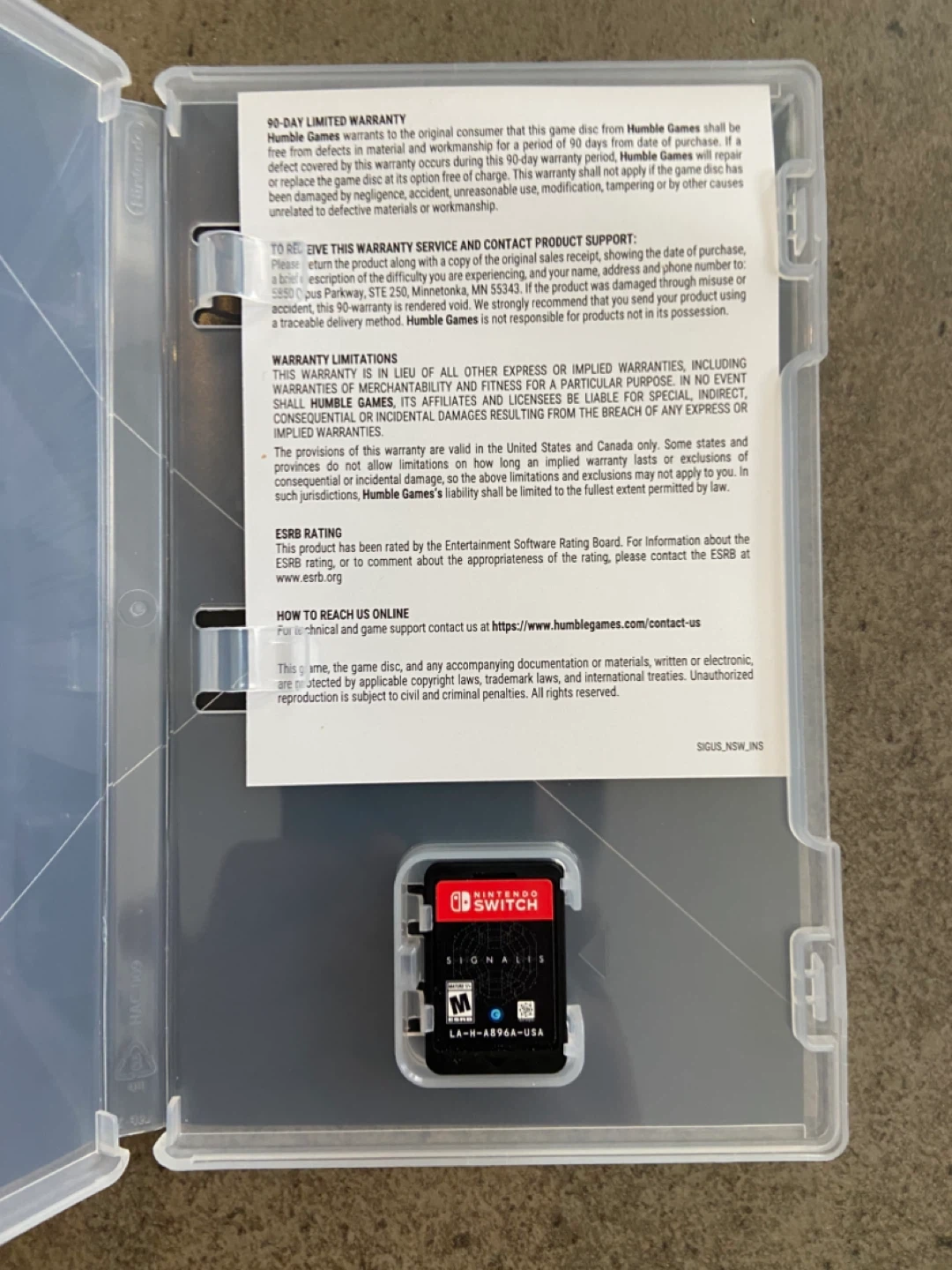 signalis for nintendo switch - photo 2