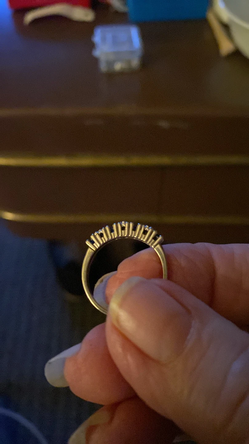 Sapphire and Diamond Band Ring - photo 2
