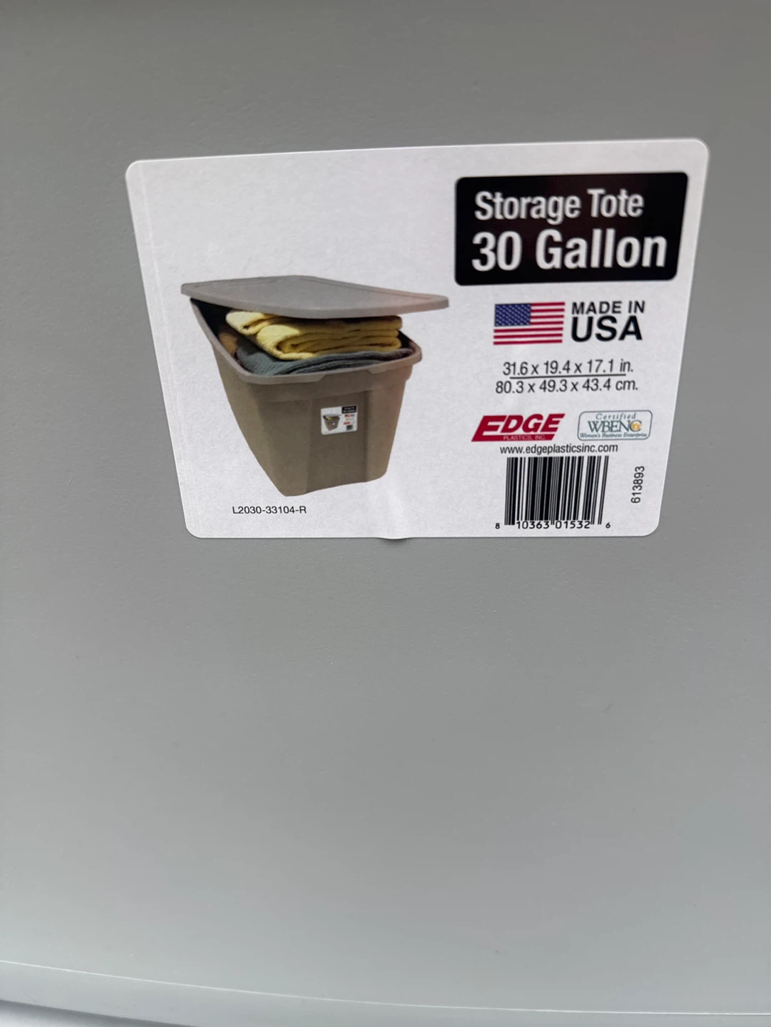 Sterilite & Edge Storage Totes - Various Sizes - photo 2