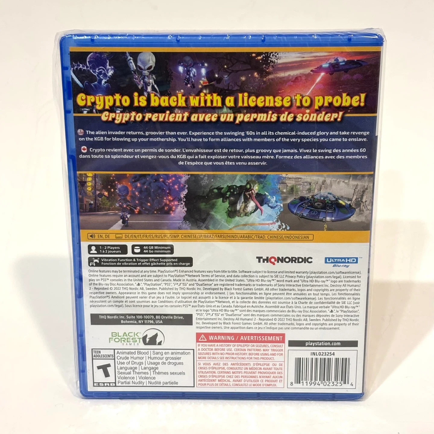 Destroy All Humans! 2 Reprobed - PS5 - Brand New - photo 2
