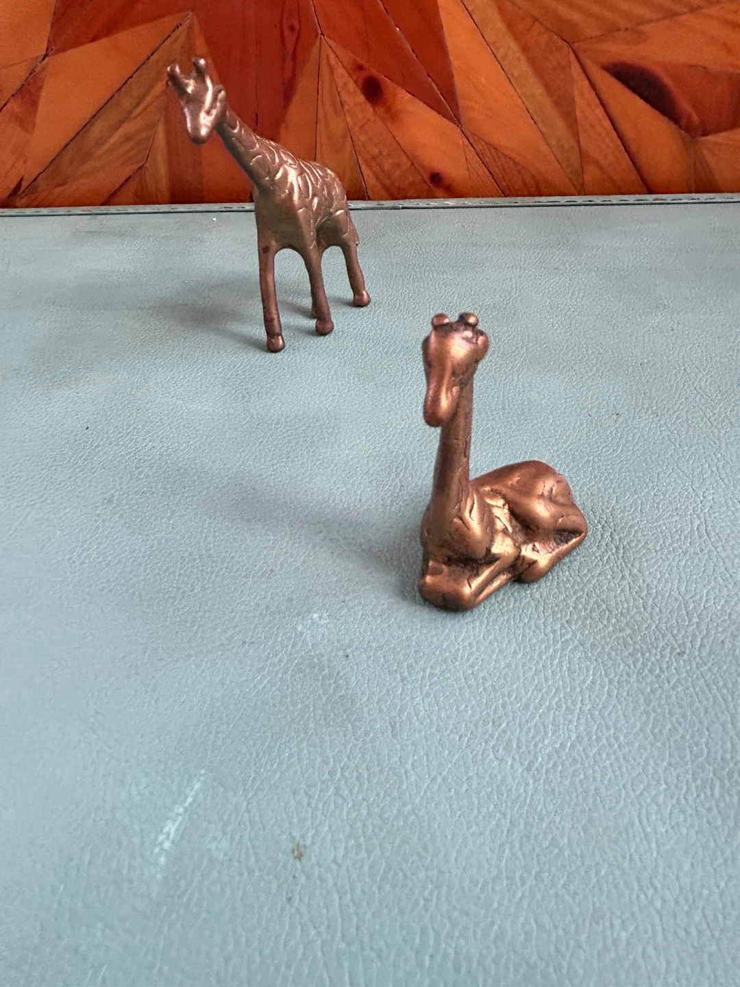 Bronze Giraffe Figurines (Set of 2)
