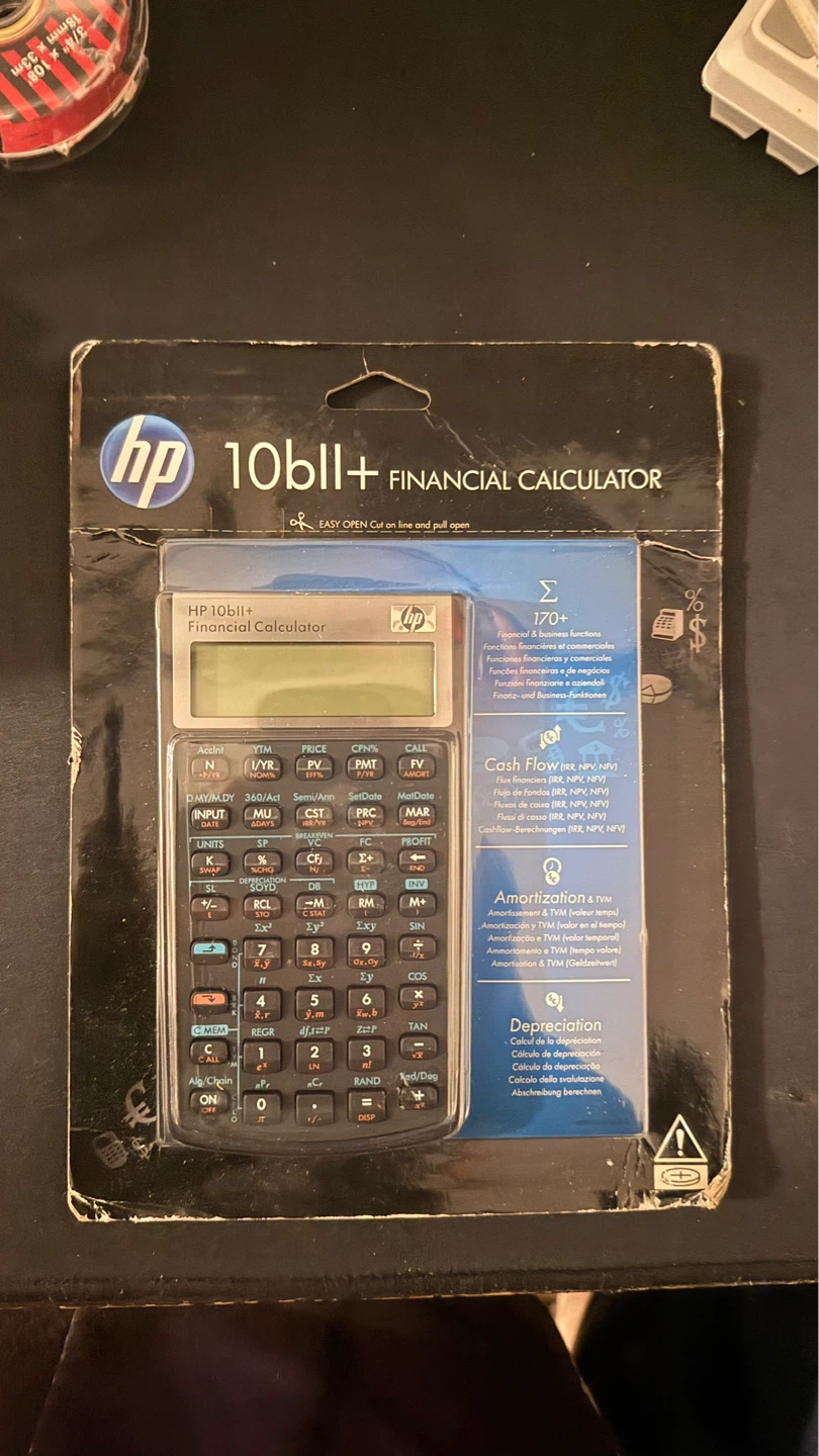 HP 10bll+ Financial Calculator