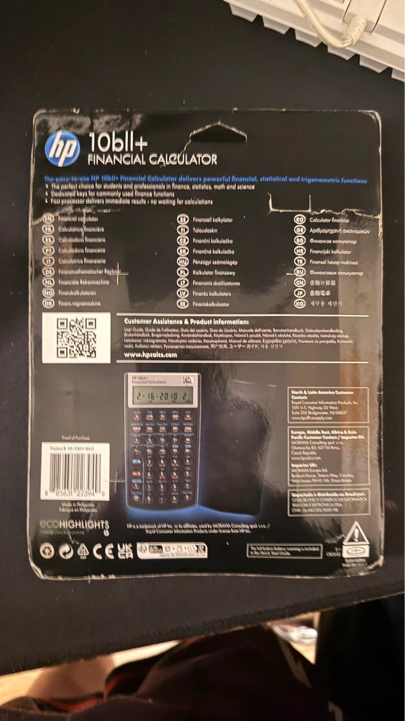HP 10bll+ Financial Calculator - photo 2