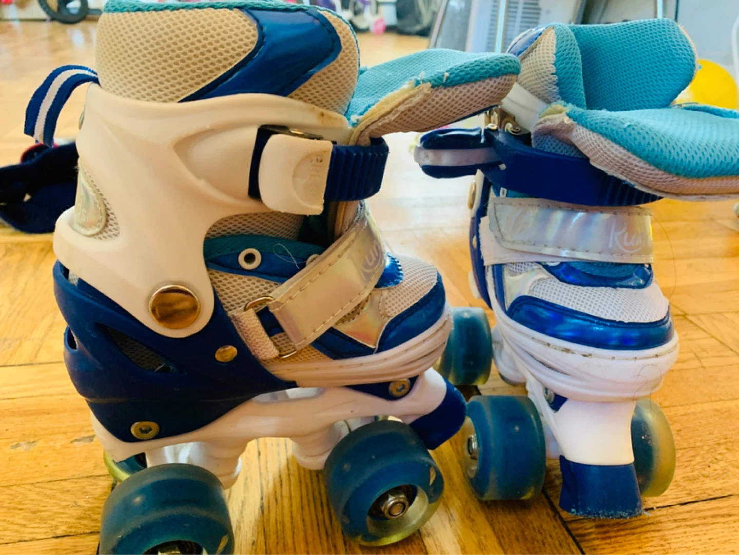 Kids Roller Skates - Blue and White - photo 3