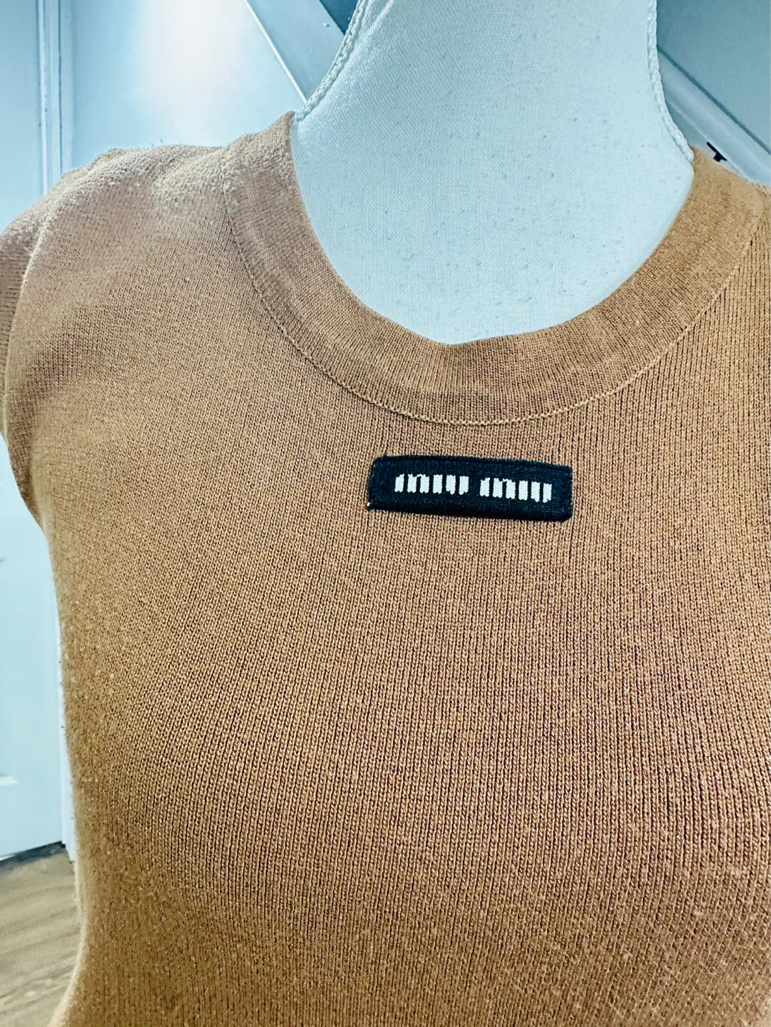 Brown Knit Sweater Dress Set - photo 3