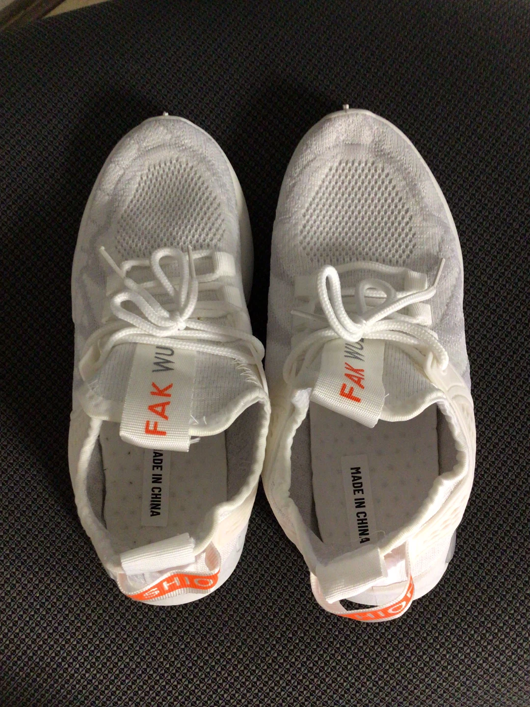 White FAKWU Athletic Shoes