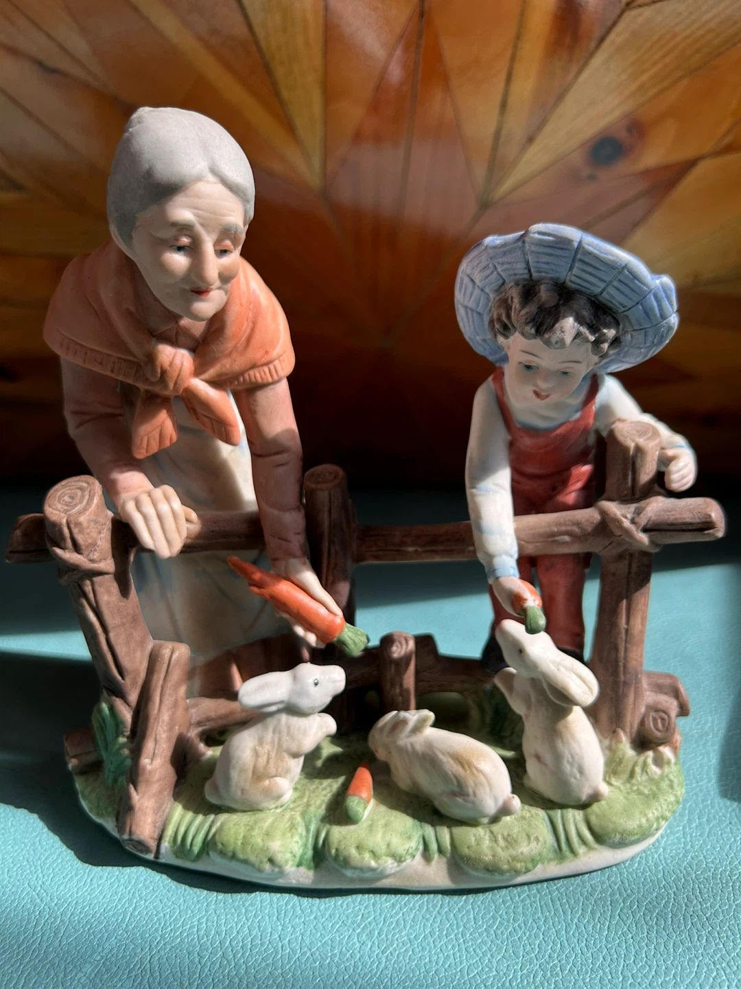 Vintage Ceramic Figurine - Farm Scene