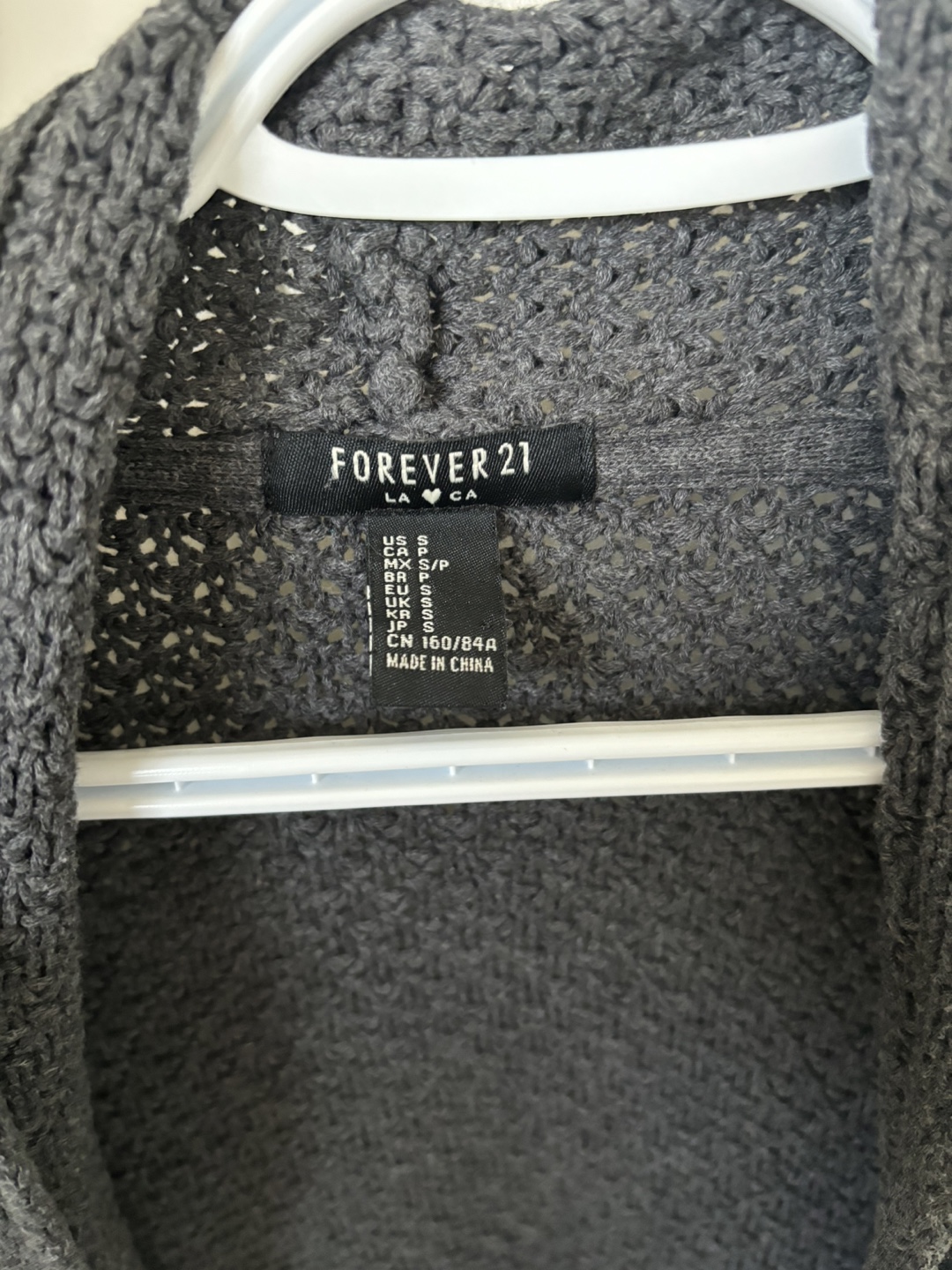 Forever 21 Grey Striped Cardigan - photo 2