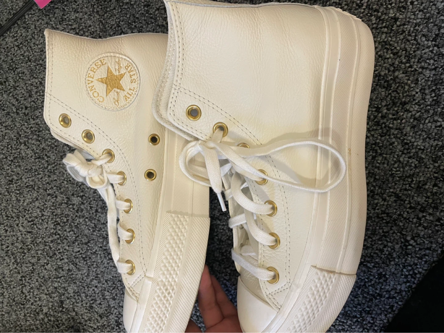 Converse Chuck Taylor  Lift PlatformSneakers White Leather - photo 3