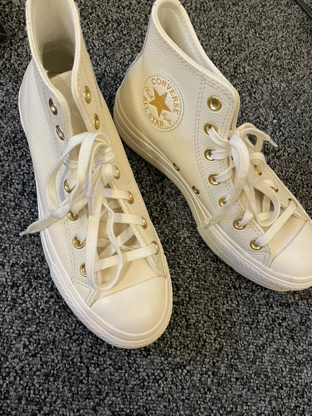Converse Chuck Taylor  Lift PlatformSneakers White Leather - photo 2