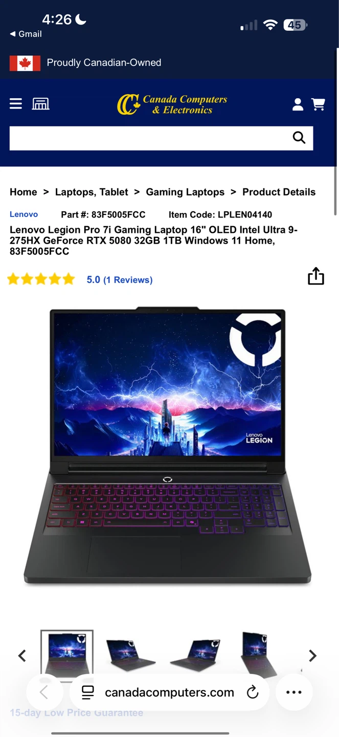 Lenovo Legion Pro 7i Gaming Laptop - photo 3