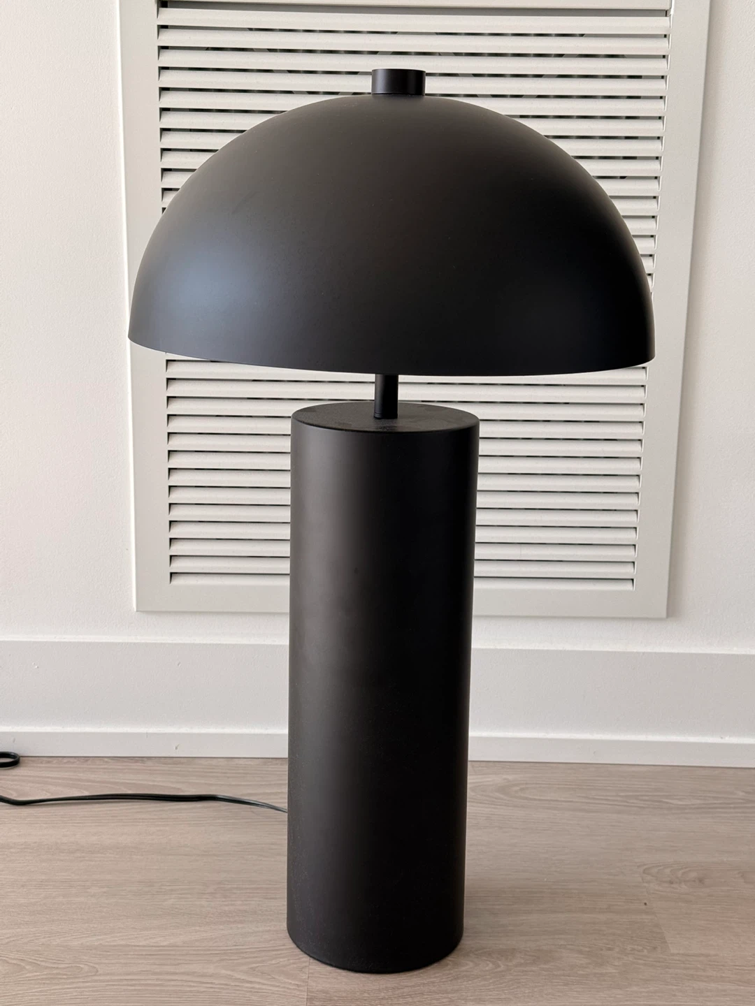 Black Modern Mushroom Table Lamp - photo 2
