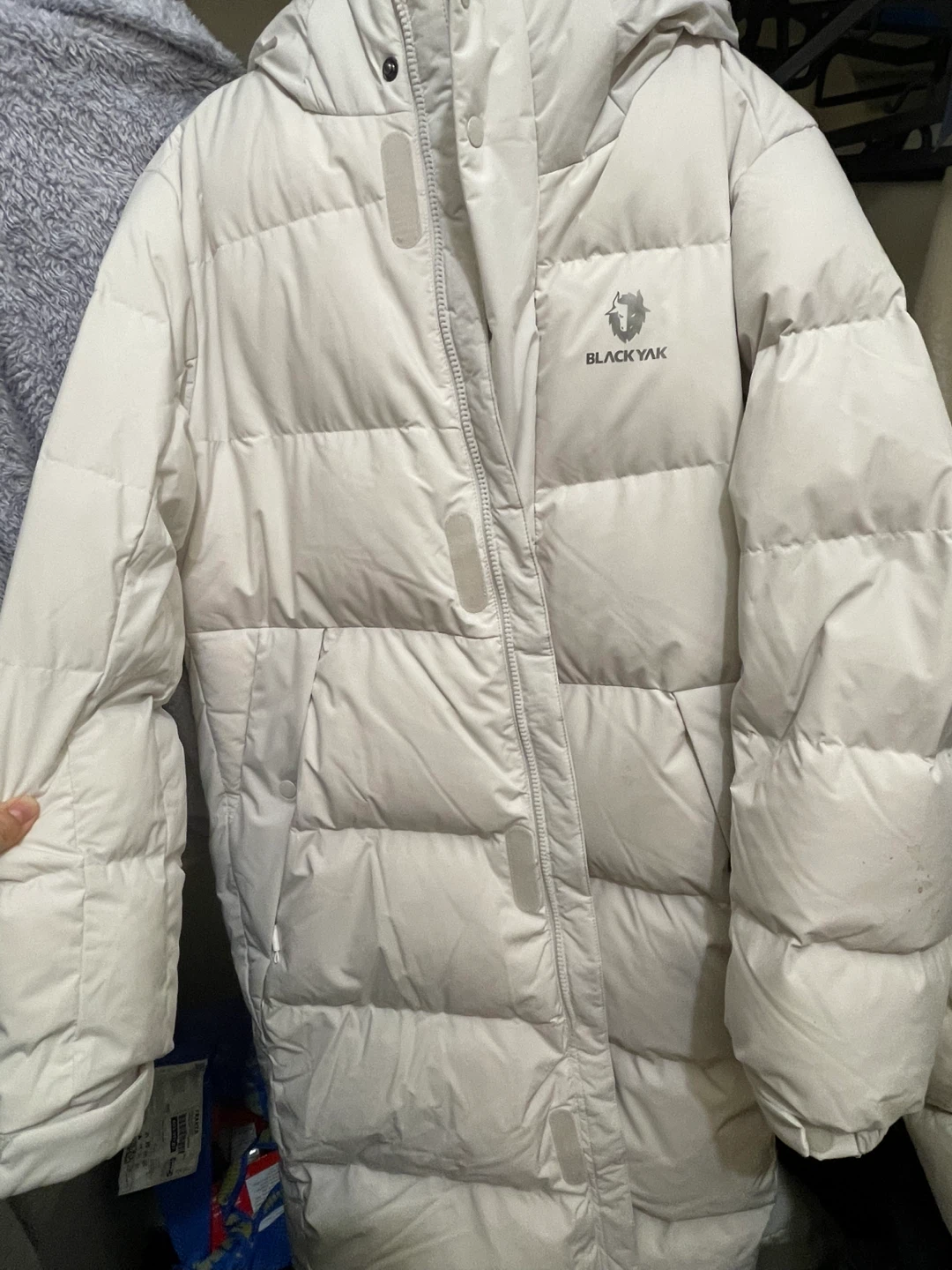 New!! Black Yak Puffer white long Jacket - photo 2