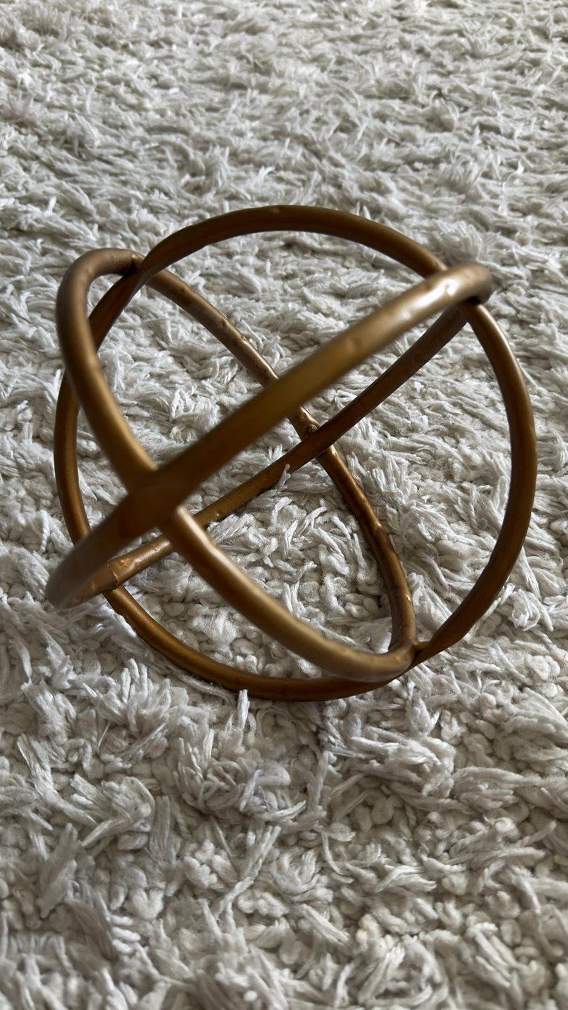 Decorative Sphere Orb Metal Sculpture (Stuctube)