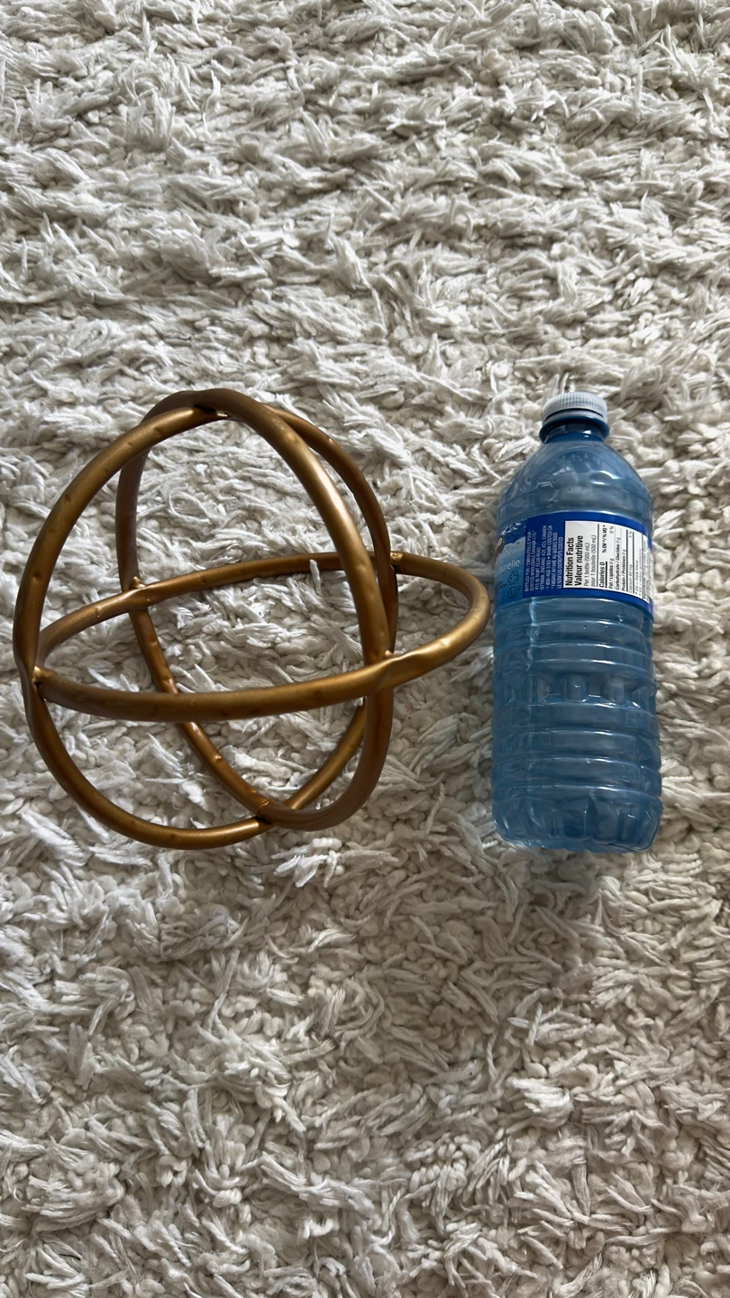 Decorative Sphere Orb Metal Sculpture (Stuctube) - photo 2