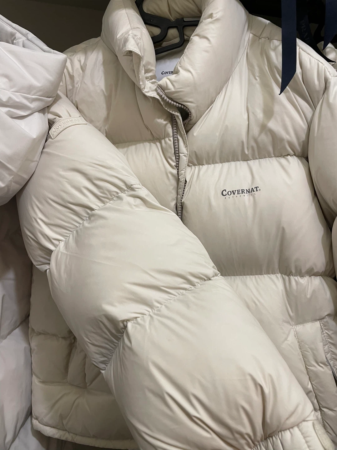 Covernat Puffer Jacket - Cream - Medium