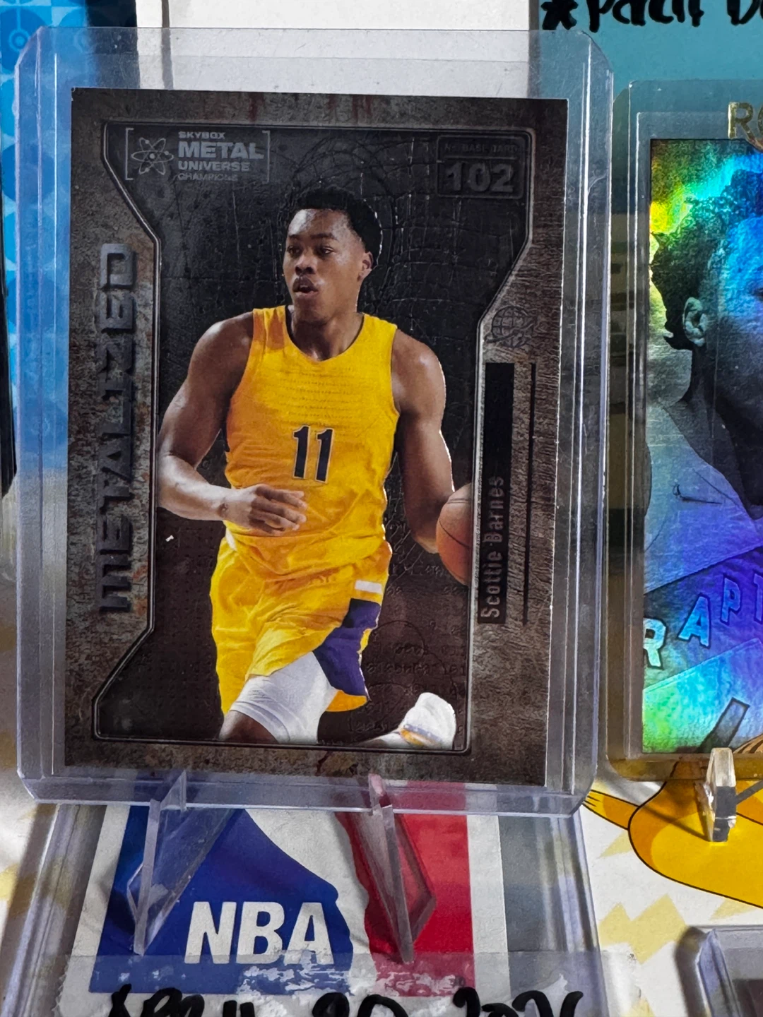 Scottie Barnes 2021 Skybox Metal Universe Basketball Cards - photo 4