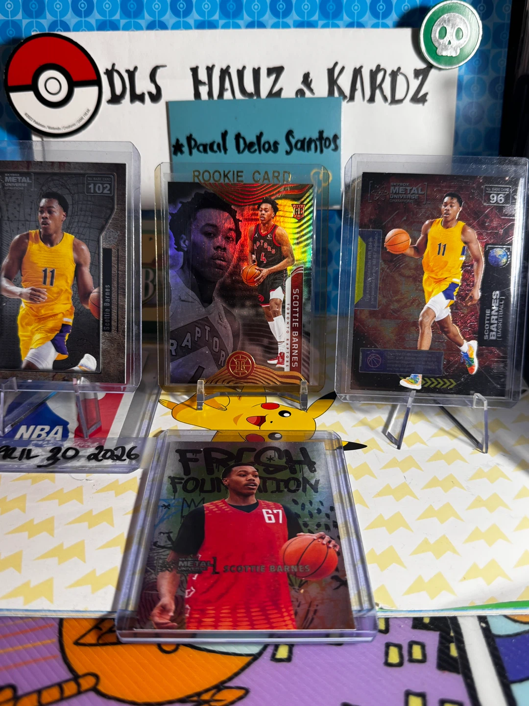 Scottie Barnes 2021 Skybox Metal Universe Basketball Cards