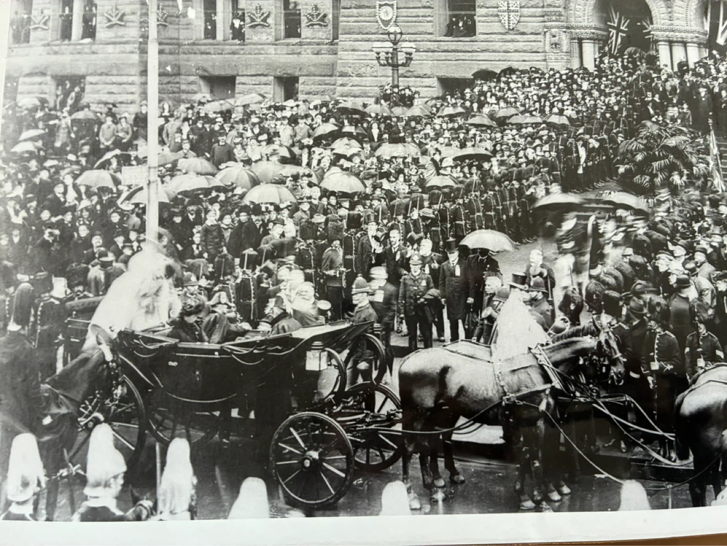 Vintage reprint Toronto history royal tour 1901 BIG photo - photo 4