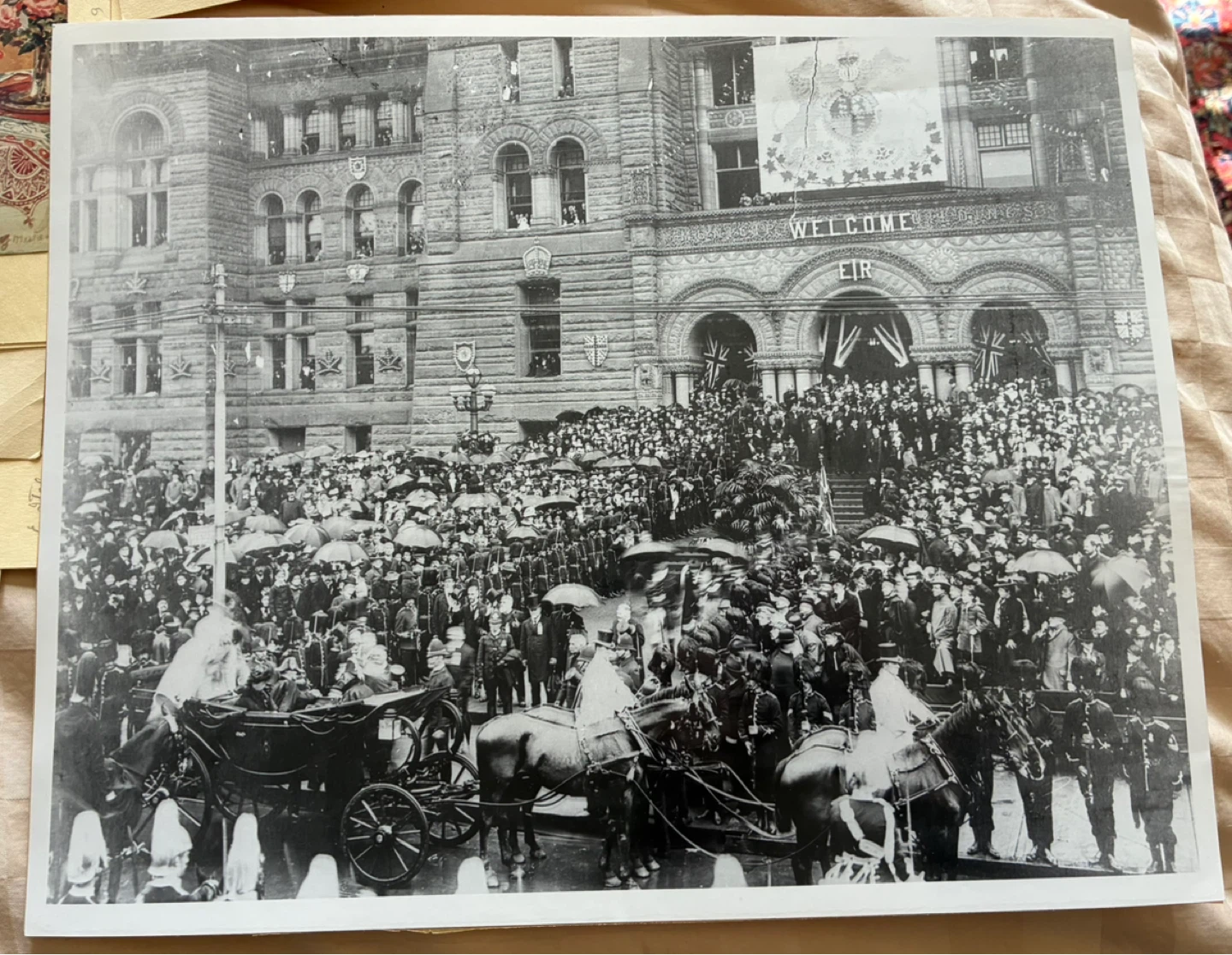 Vintage reprint Toronto history royal tour 1901 BIG photo