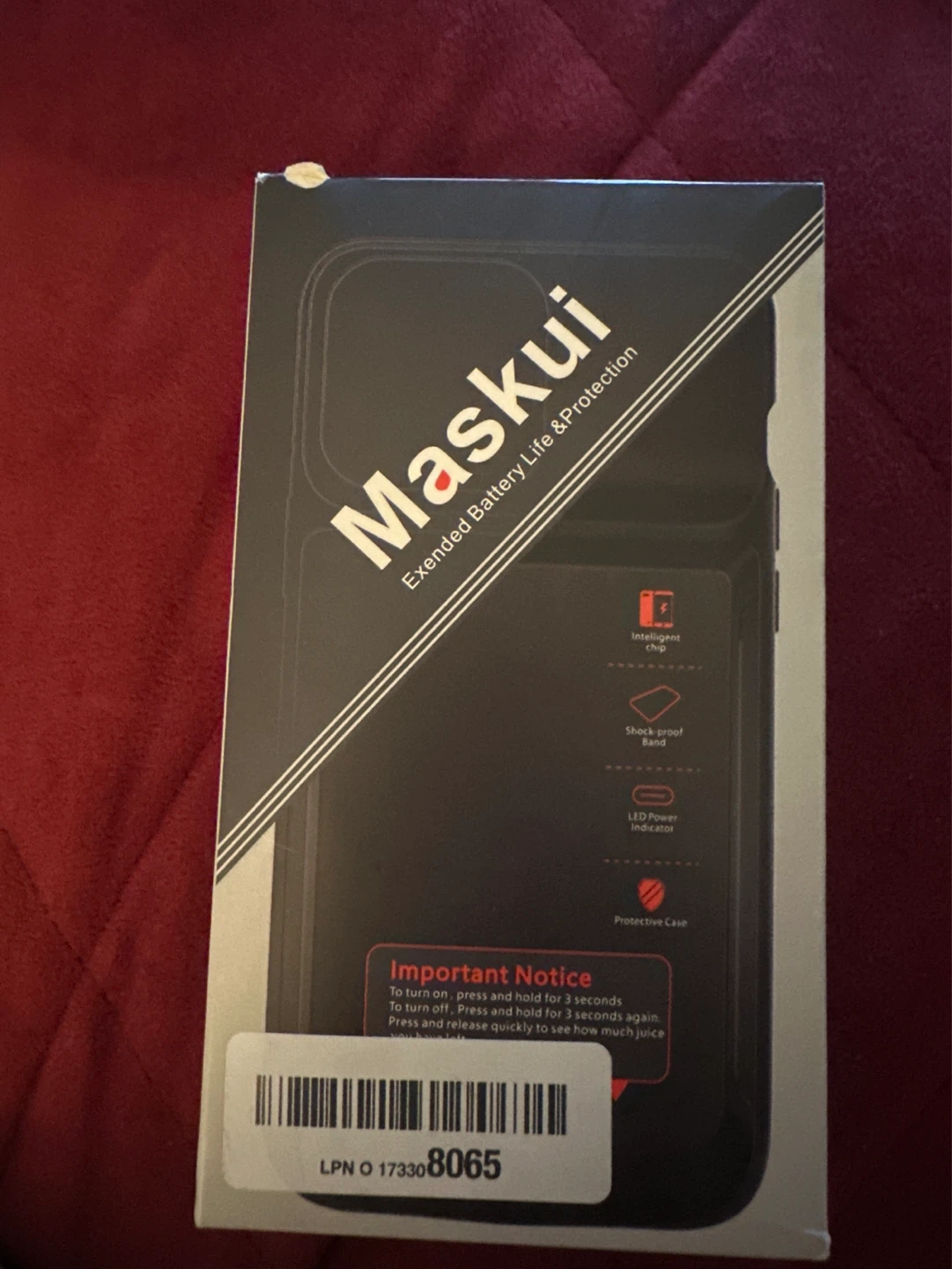 Extended Battery Case for iPhone 12 Pro Max (6.7 inch) Black