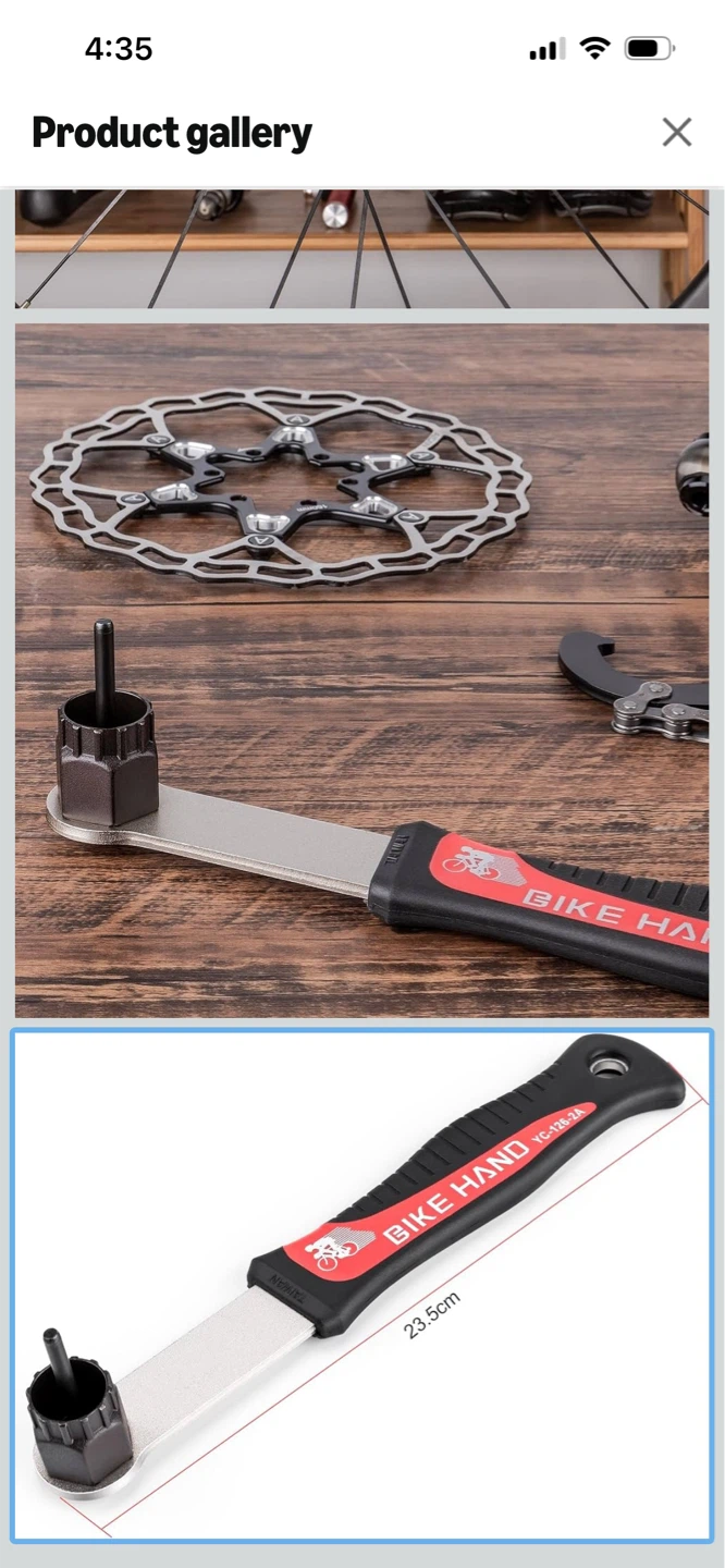 New-Bike Hand YC-126-2A Cassette Lockring Tool - photo 2