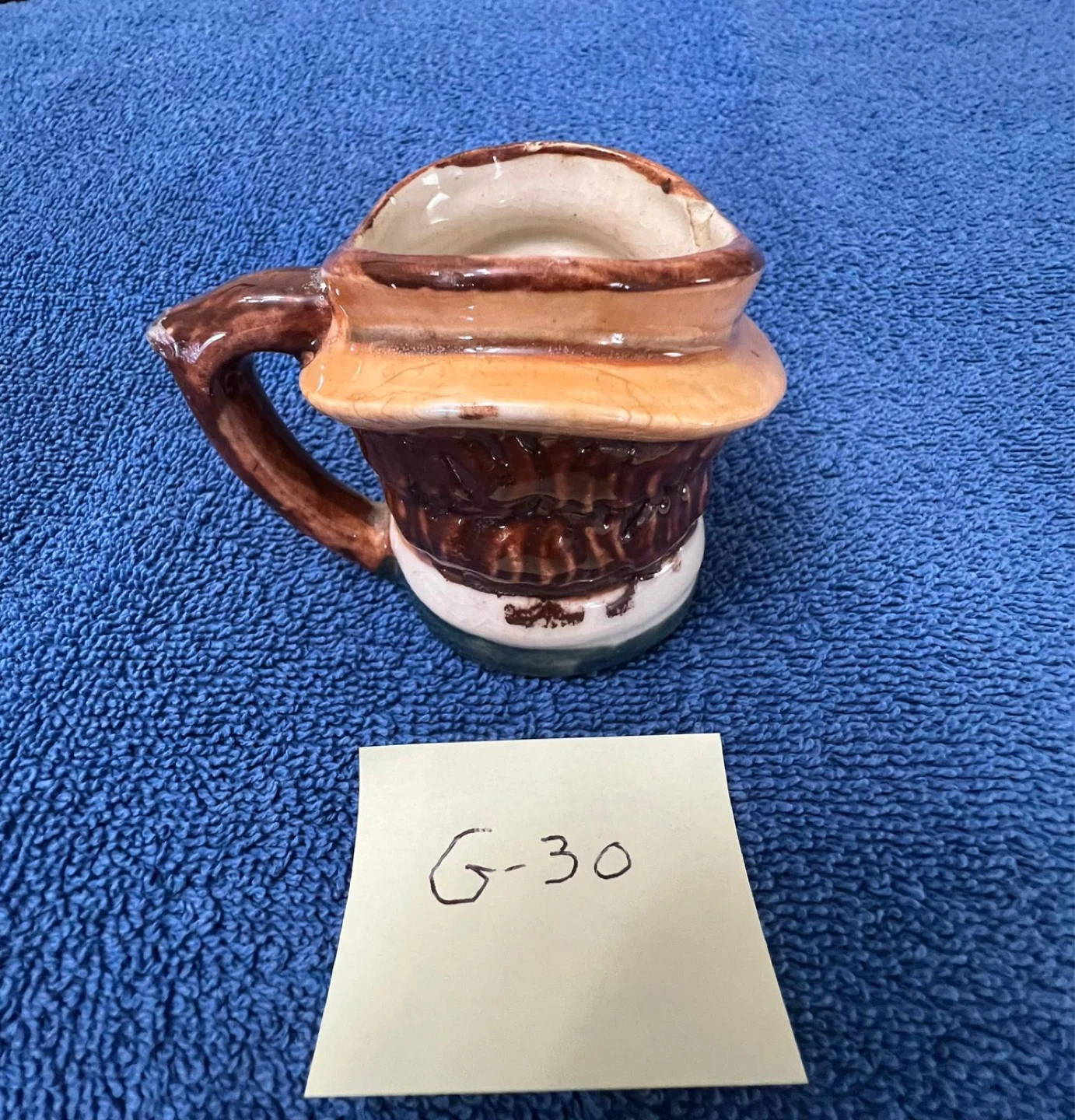 Vintage Miniature Toby Mug (G30) - photo 2