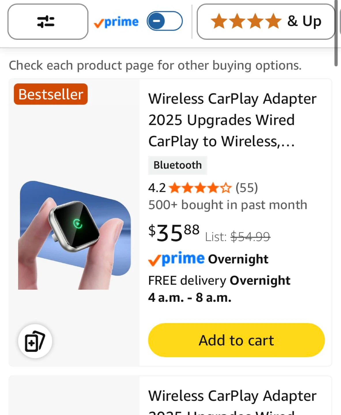 Wireless CarPlay Adapter 2025