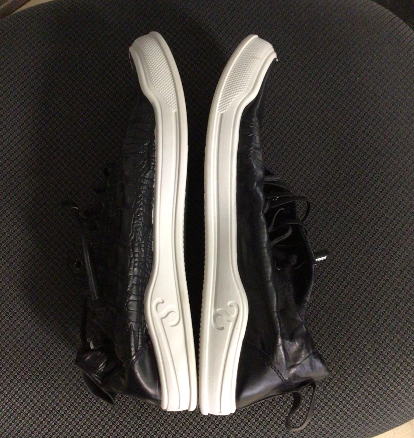 Black Leather Sneakers - photo 2