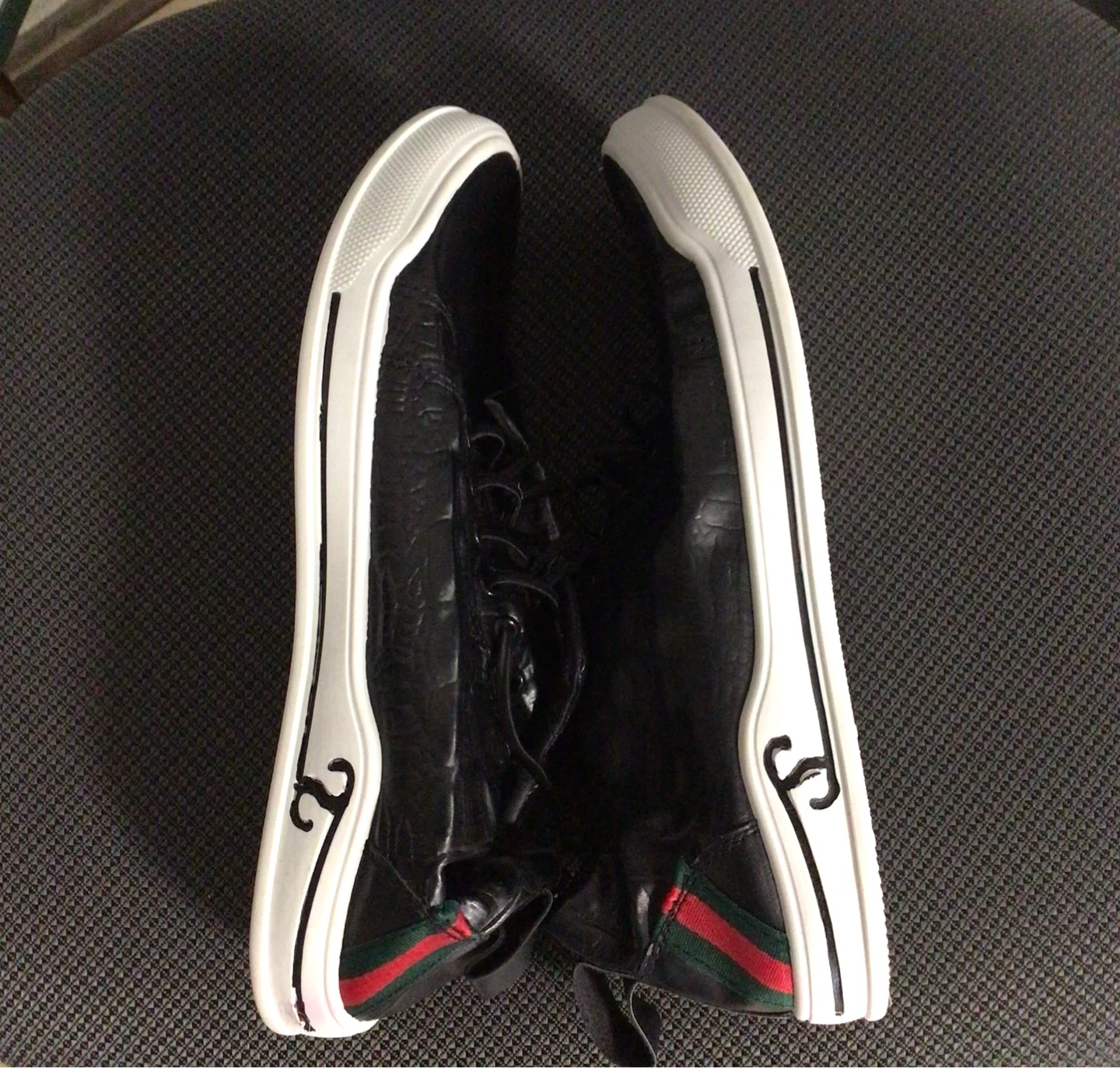 Black Leather Sneakers - photo 3