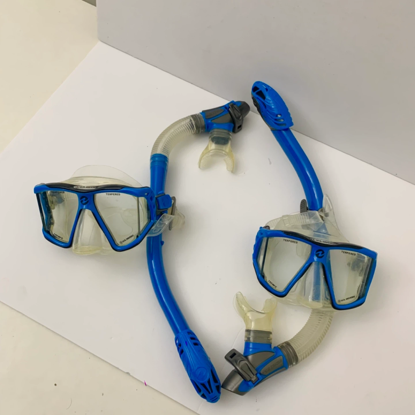 Snorkel Set U.S. Divers Mask Snorkels Swim Diving Gear Sports - photo 2