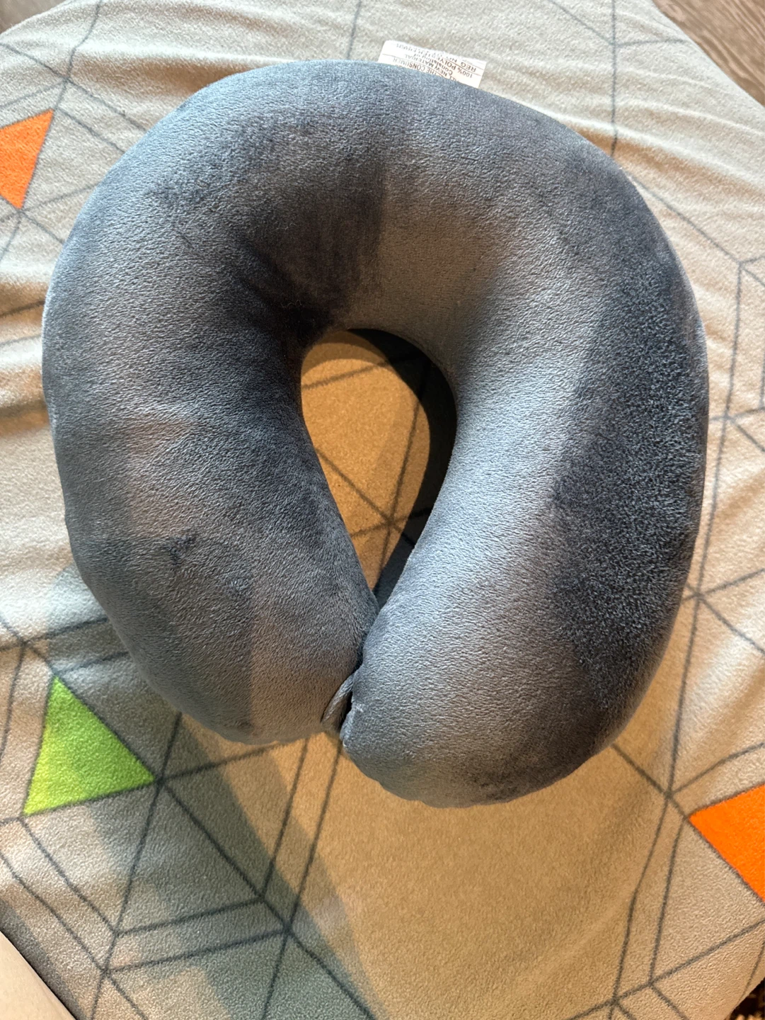 Grey Travel Neck Pillow