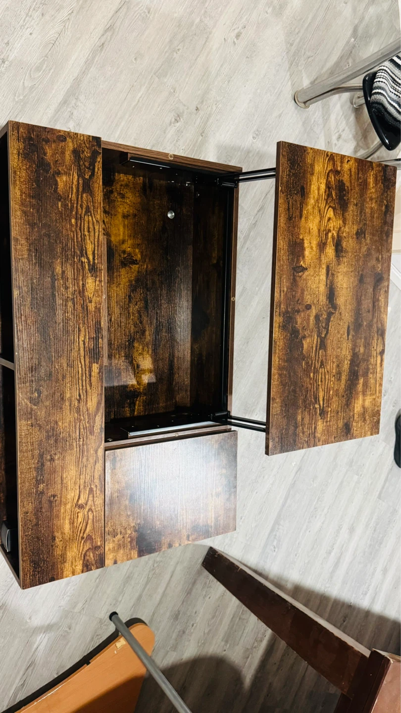 Rustic Lift-Top Coffee Table with Storage - photo 2