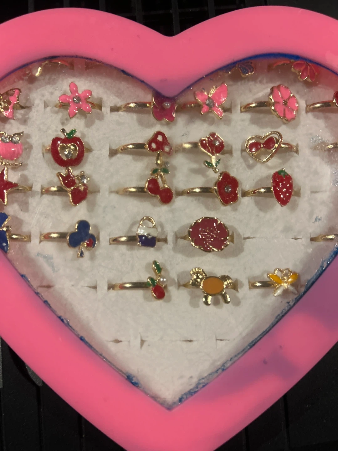 Set of Kids' Fashion Rings