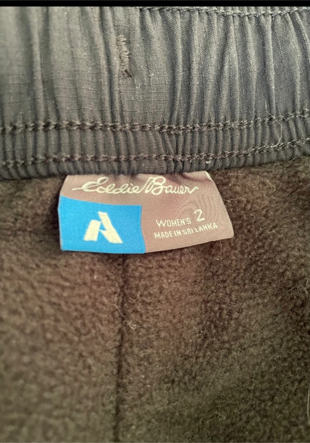 Eddie Bauer Women's Black Fleece Lined Pants - Size 2 - photo 3