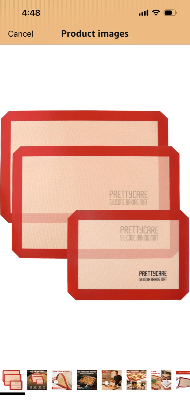 New-PRETTYCARE Silicone Baking Mat Set - photo 4