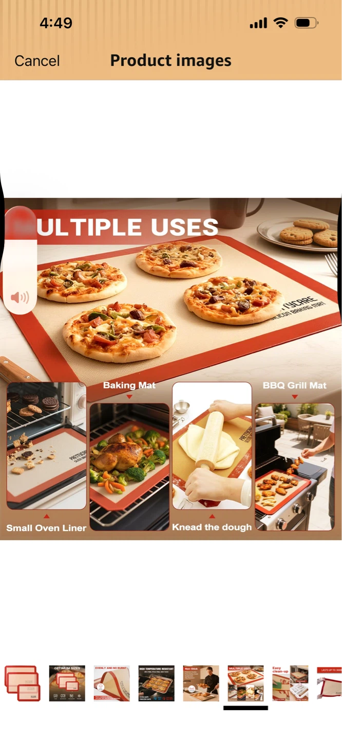 New-PRETTYCARE Silicone Baking Mat Set - photo 5