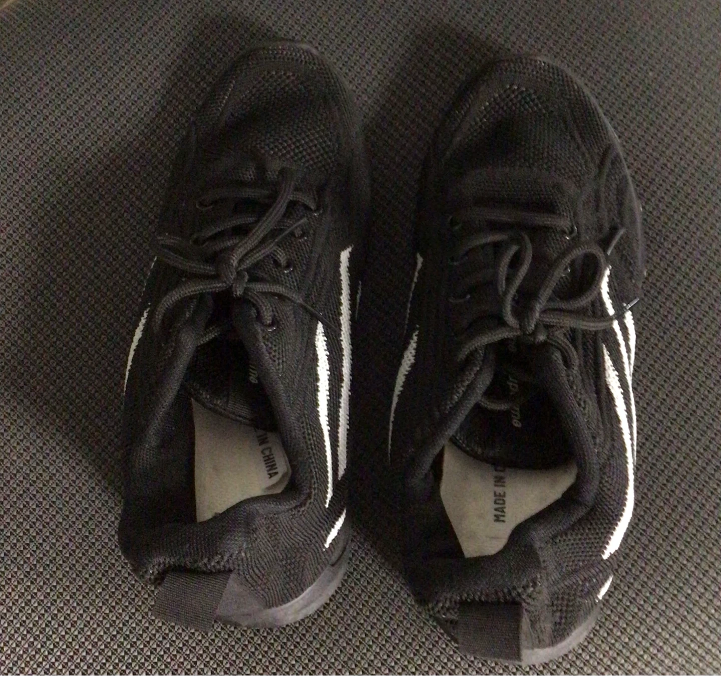 Black "Top One" Sneakers