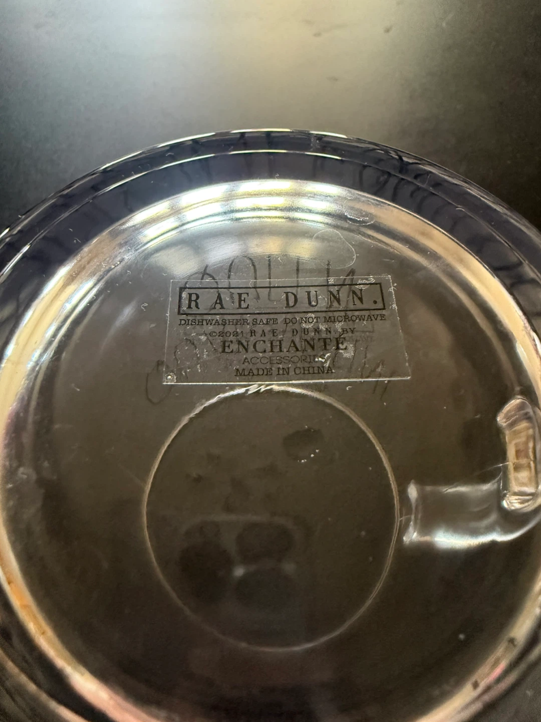 Rae Dunn "Quarantine Queen" Glass Mug - photo 2