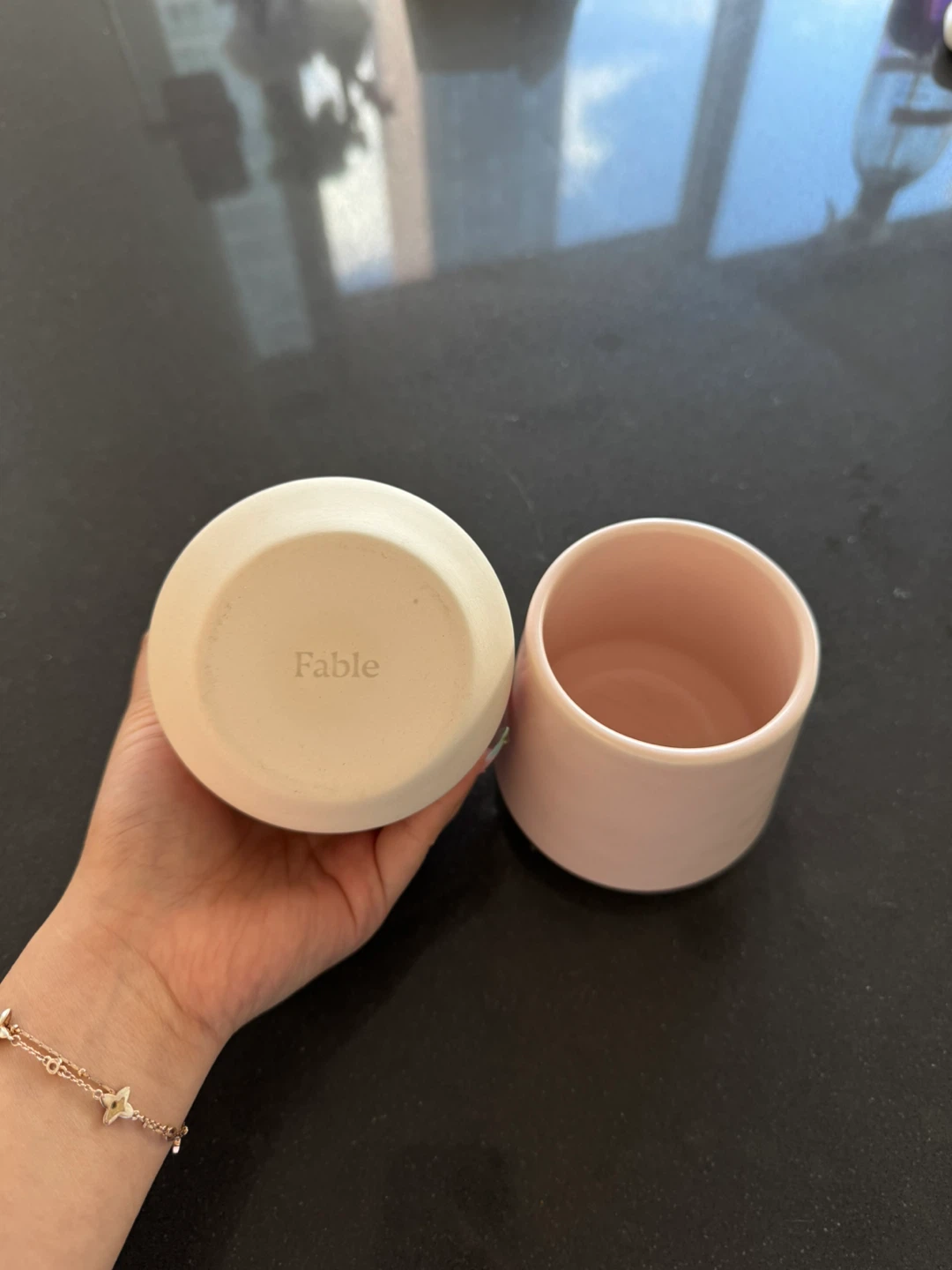 Fable Ceramic Cups (Set of 2) - Pink - photo 2