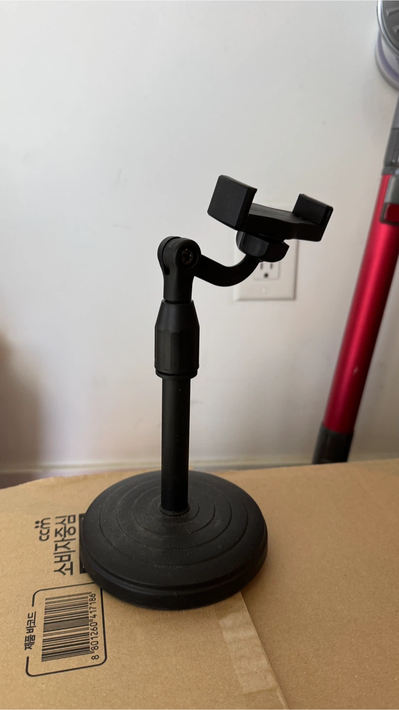 Black Desktop Phone Stand
