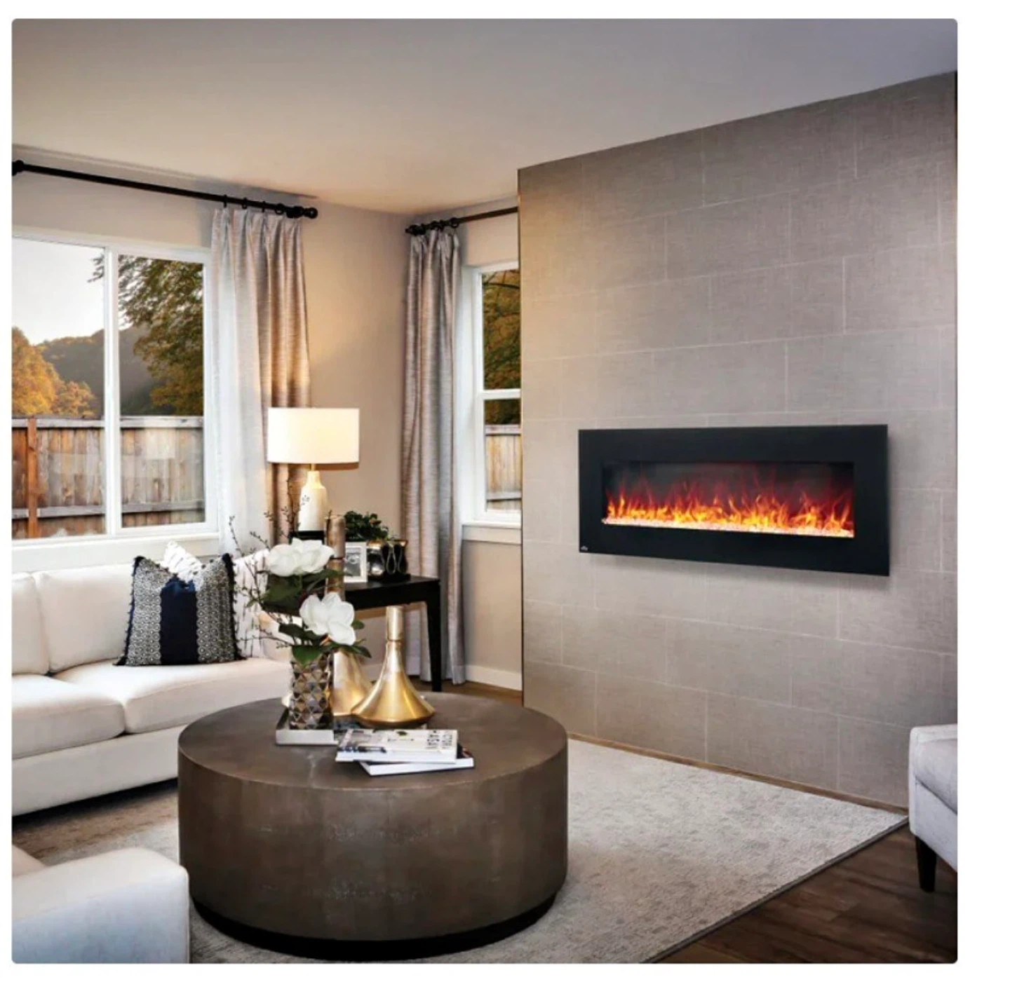 Napoleon 54" Wall Mount Electric Fireplace - photo 3